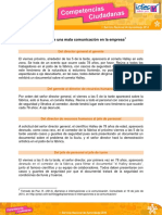 Ejemplo de Una Mala Comunicación en La Empresa