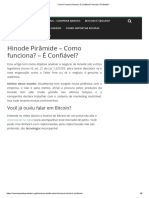 Como Funciona Hinode - É Confiável - Hinode É Pirâmide