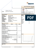 Material Test Report: Sample Details Particle Size Distribution