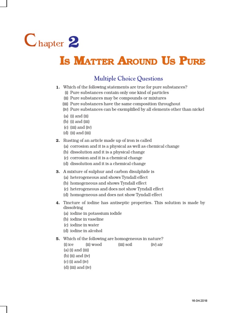 Class 9 Science 2 Pdf Sodium Hydroxide Chemical Substances