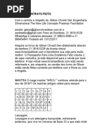 Mantra Contrato Feito