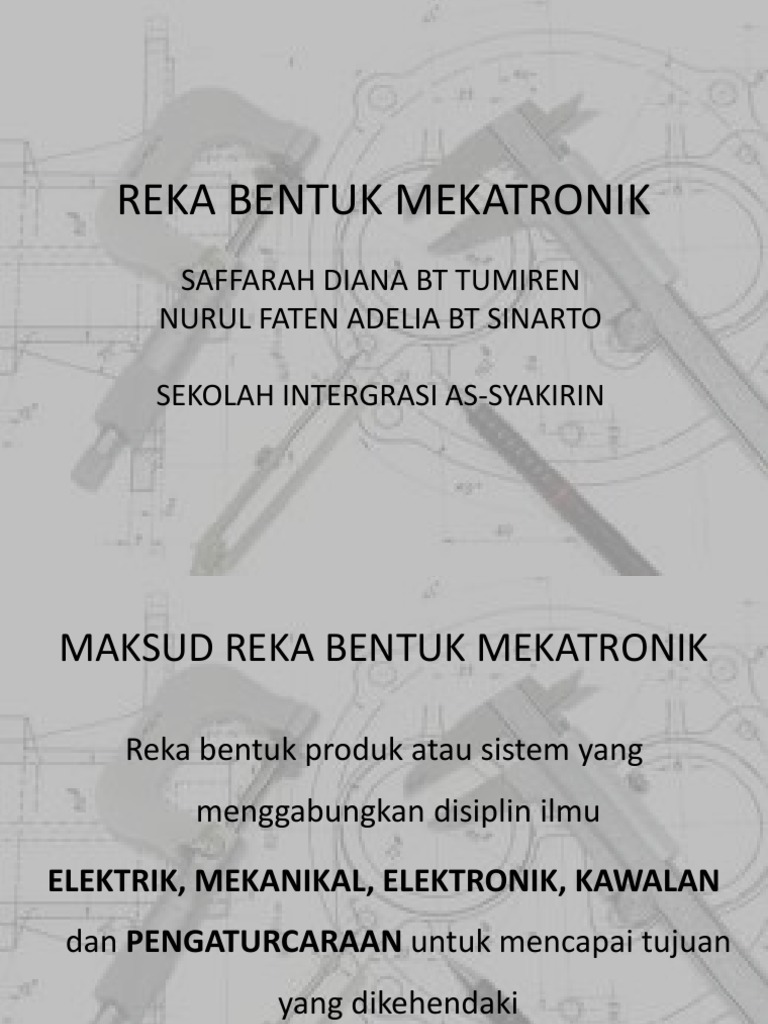 Kursus Reka Bentuk Mekatronik