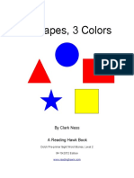 5 Shapes, 3 Colors - A Dolch Pre-Primer Level 2 Ebook