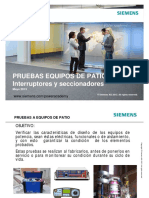 Pruebas Interruptores y Seccionadores 2013 NF PDF