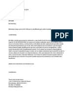 Carta Superintencia de Salud