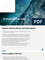 SEJARAH HUKUM LAUT INTERNASIONAL