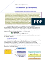 Tema 4 La Localizacion y Dimensión de Empresas