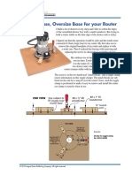 Quick-Release, Oversize Base For Your Router