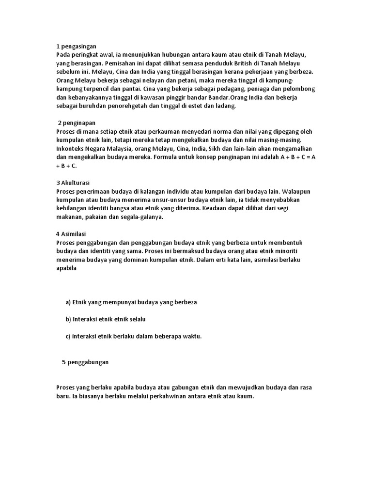 Segregasi Ke Integrasi Pdf