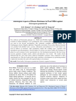 Histological Aspects of Disease Resistance in Pearl Millet Against