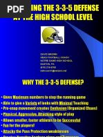 3-5-3 Defense by Dave Brow