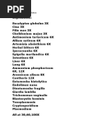 DR Reckeweg R. No. | PDF | Homeopathy | Plants