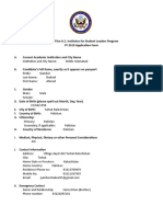 2019 SUSI Application Form