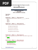 CS101AllPastSolvedMidTermPapersinonefileMidtermPapers