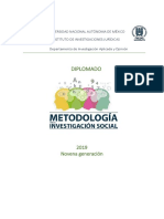 diplomado metodologia de la investigacion social 