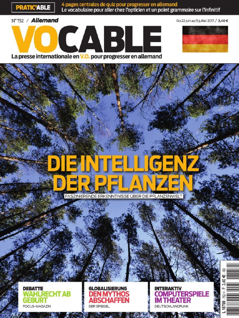 vocable allemand du 22 juin au 5 juillet 2017 pdf la nature