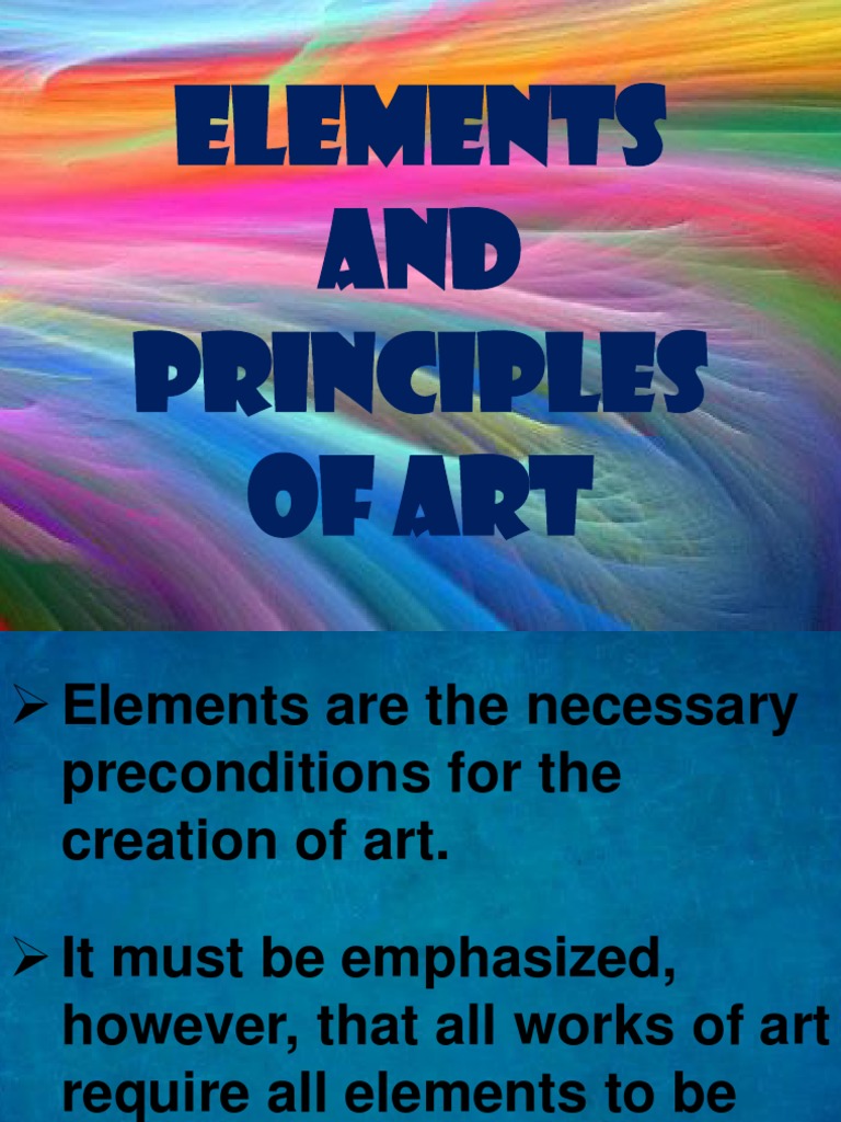 Lesson 7. Elements and Principles of Art | PDF | Composition (Visual ...