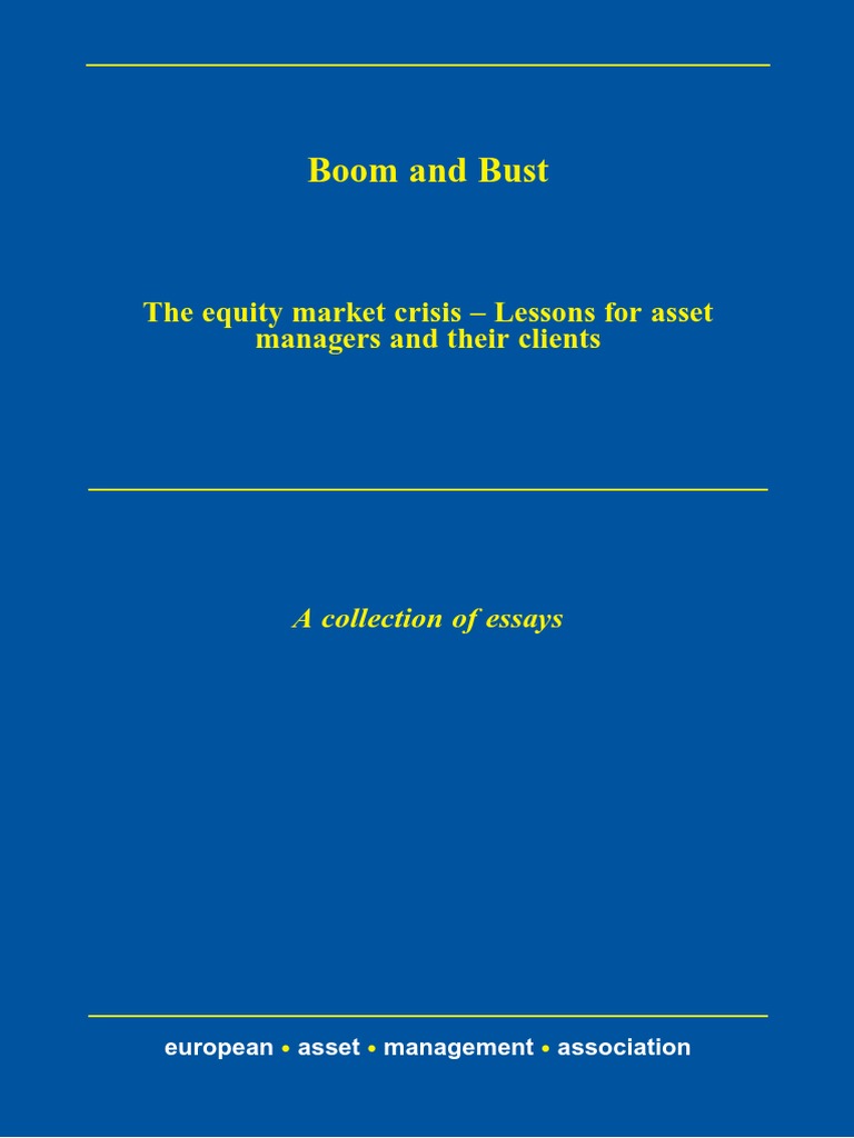 Boom And Bust A Collection Of Essays Investment Management Stocks