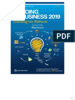 Doing Business 2019 - Economy Profile Morocco