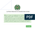 Documento de La Policia