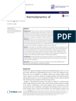 Bioengineering Thermodynamics for Biological Cells