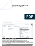 Cara Konfigurasi Ubiquity Rocket M5 Sebagai Access Point