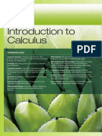 Introduction To Calculus: Terminology