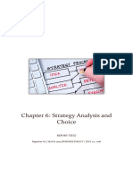 Chapter 6: Strategy Analysis and Choice: Reporter #6 - MANA 3103 BUSINESS POLICY - JULY 20, 2018