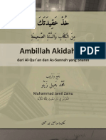 Ambillah Akidahmu Dari Al Quran Dan As S