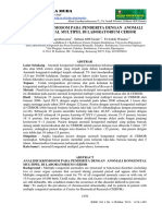 ANALISIS KROMOSOM PADA PENDERITA DENGAN ANOMALI KONGENITAL MULTIPEL DI LABORATORIUM CEBIOR.pdf
