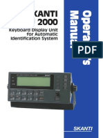 Skanti KDU 2000: Keyboard Display Unit For Automatic Identification System