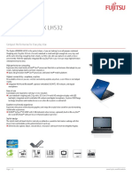 Fujitsu LIFEBOOK LH532 Notebook: Data Sheet