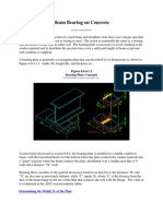 Beam Bearing On Concrete