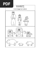 Opposites Kindergarten Worksheet