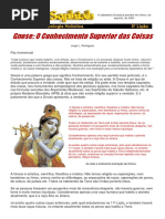 5 Licao Gnose O Conhecimento Superior Das Coisas