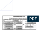 HR & Operations Semester 4 Timetable