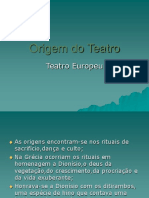 Origem Do Teatro