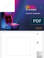 Picade Artwork Templates A4 PDF