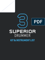 Kit & Instrument List