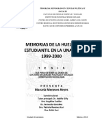 La huelga estudiantil en la UNAM 1999-2000