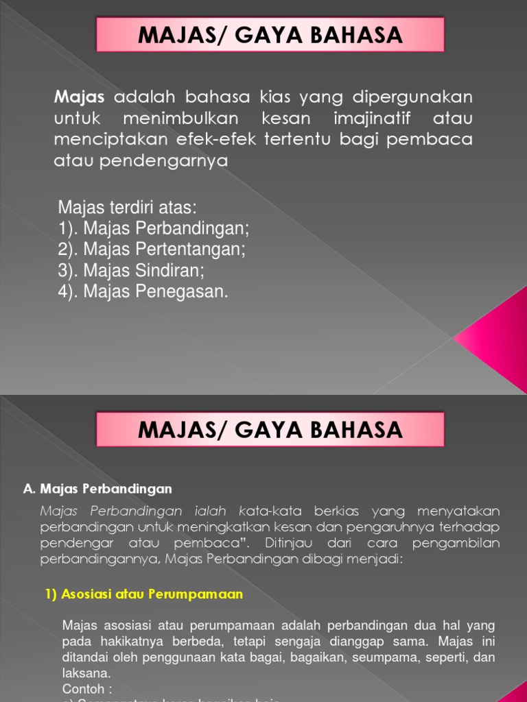 Majas Perbandingan Dibagi Menjadi - 1001 Contoh Majas