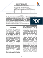 Solubilidad y recristalización: purificación de acetanilida