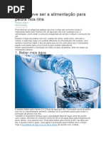 Como Deve Ser a Alimentação Para Pedra Nos Rins