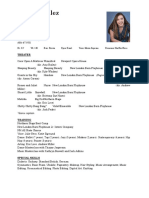 Theatre Resume NYU Edition