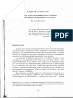 Estudios Afrolatinoaméricanos: Posibles Aportes Desde Los Estudios Culturales A Los Estudios Afrolatinoamericanos