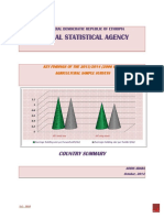 Central Statistical Agency: Country Summary