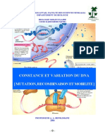 B-Constance Et Variation Du Dna - Mobilite PDF