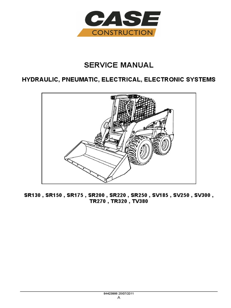 Case Skid Steer Loader Service Manual Pgs 29-987 | Pump | Valve