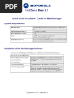 Download HotZone Duo 1 1 Quick Start for MeshManager by Alecsss SN4004062 doc pdf