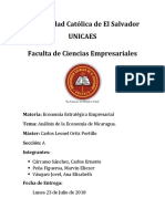 Sectores Economicos de La Rep. de Nicaragua